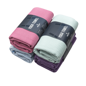 yoga handdoeken gekleurd