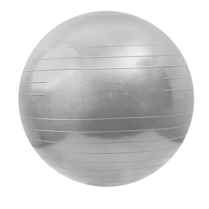 fitnessbal zilver