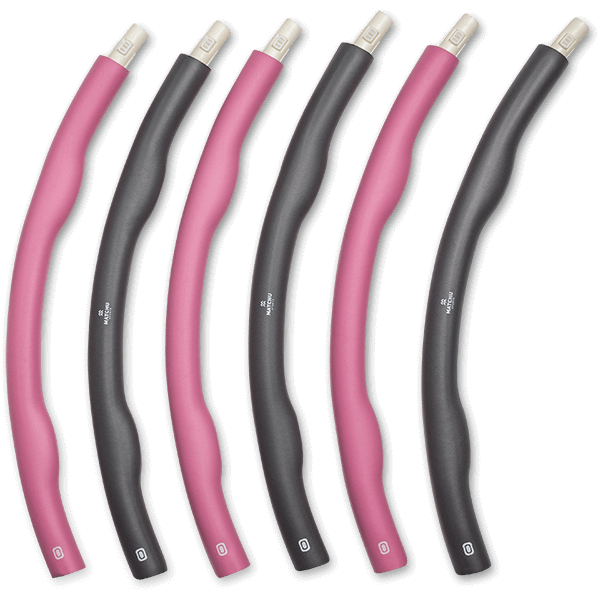 fitness hoelahoep 1,5 kg roze grijs