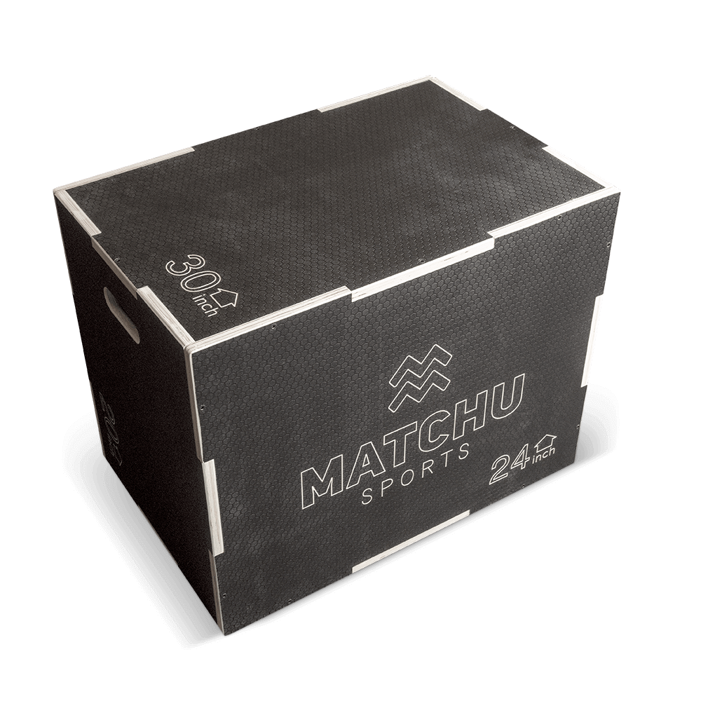 plyo box jumps zwart