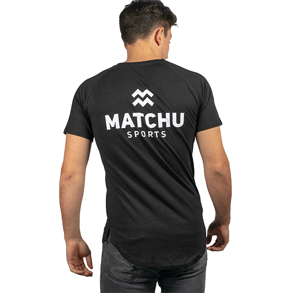 T-SHIRT zwart matchu sports